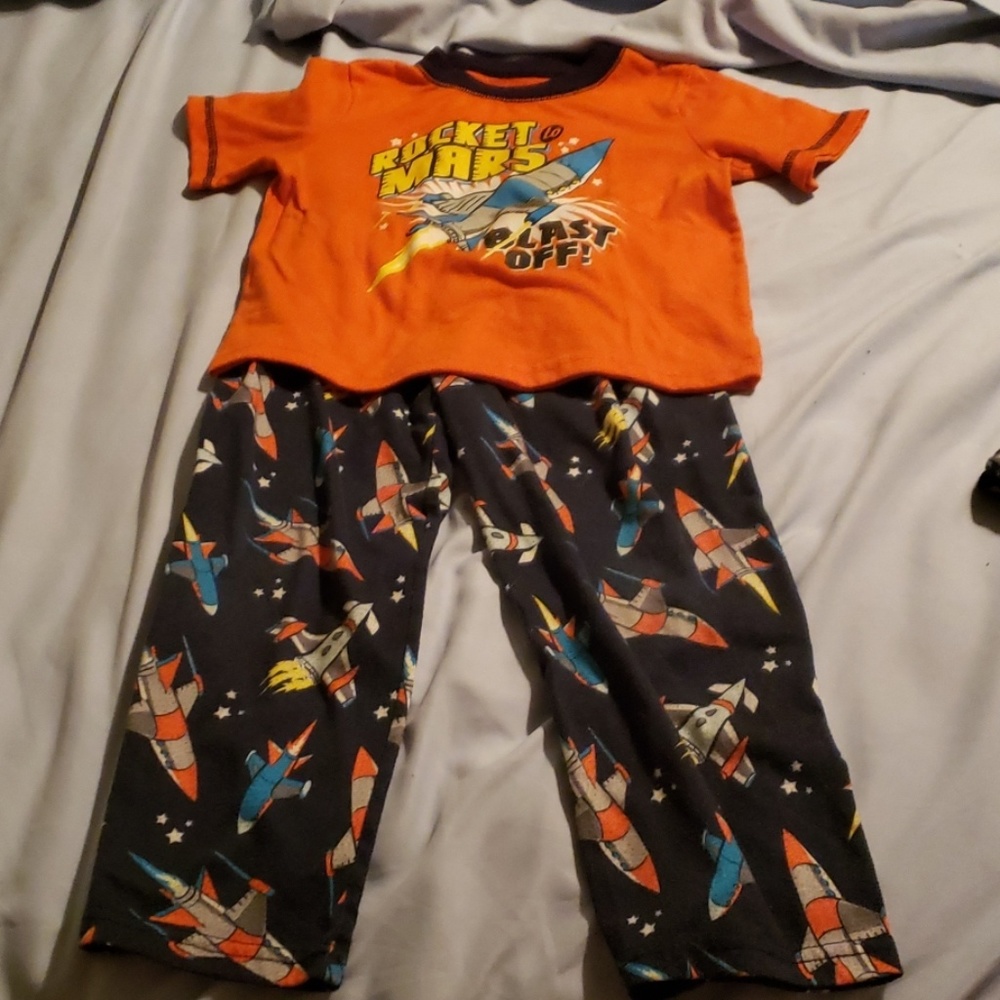 Carter's Rocket themed pajamas
